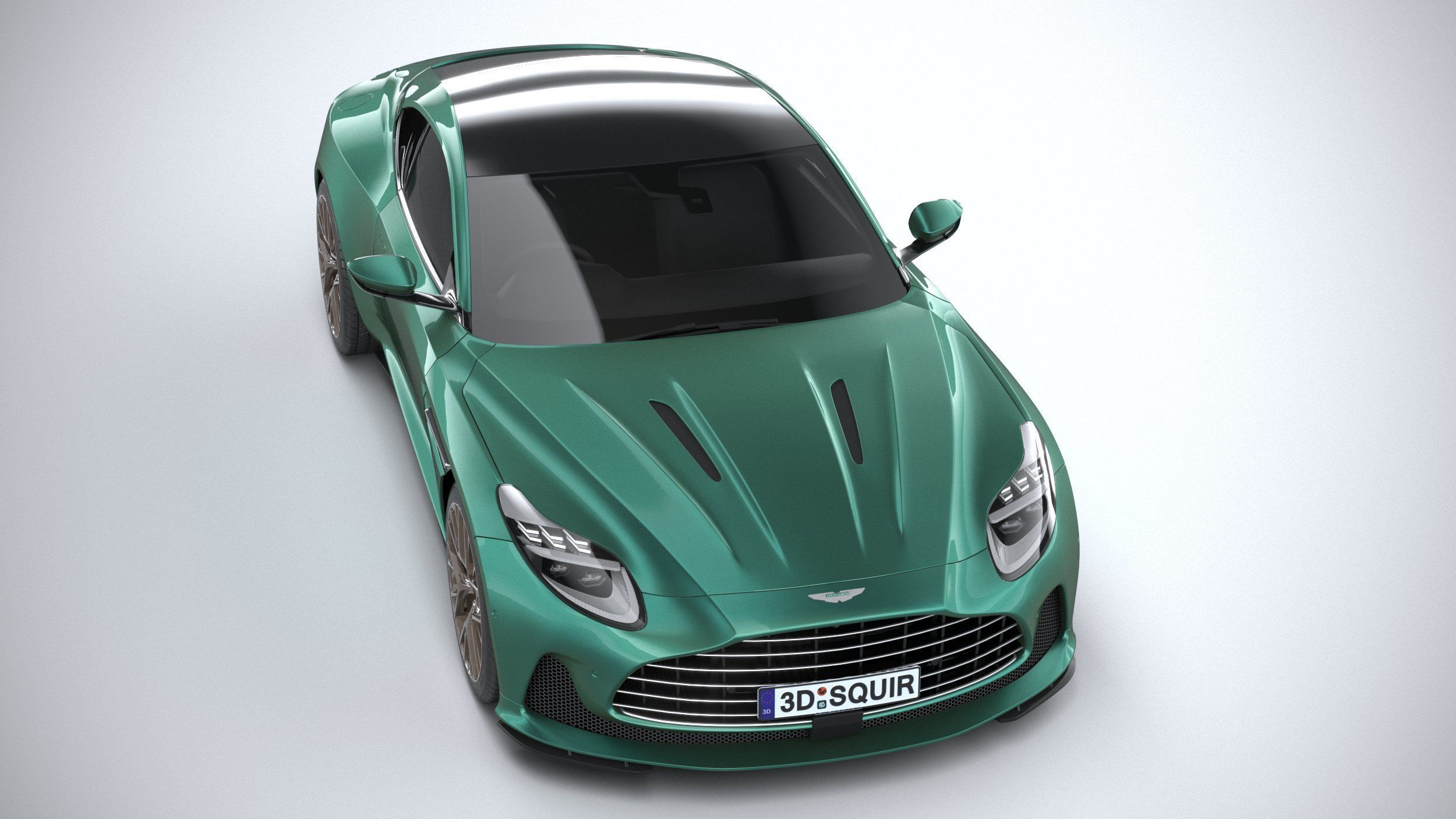 Aston Martin DB12 2024 LowPoly 3D model_12