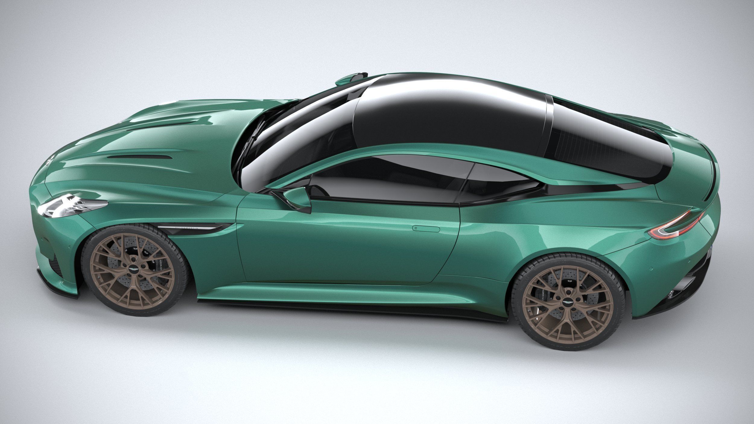 Aston Martin DB12 2024 LowPoly 3D model_9