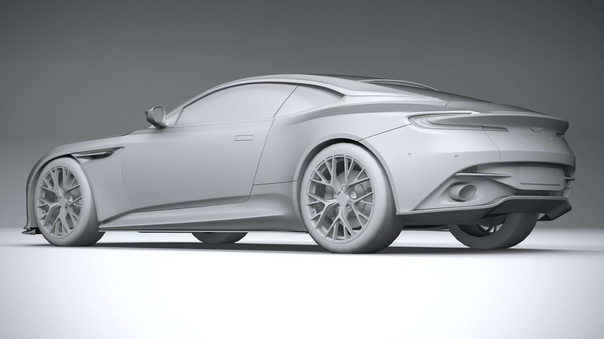 Aston Martin DB12 2024 LowPoly 3D model_21