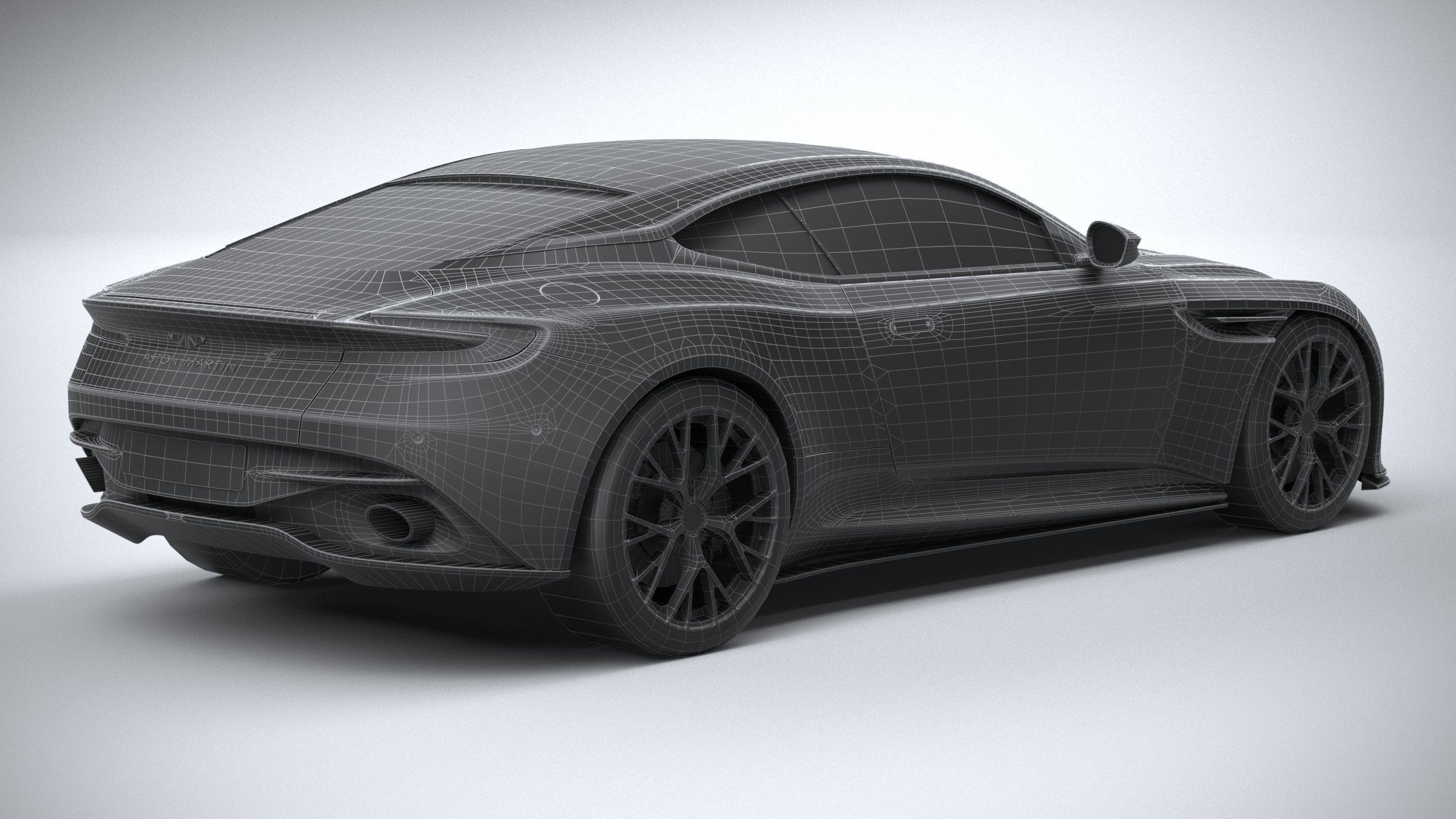 Aston Martin DB12 2024 LowPoly 3D model_32