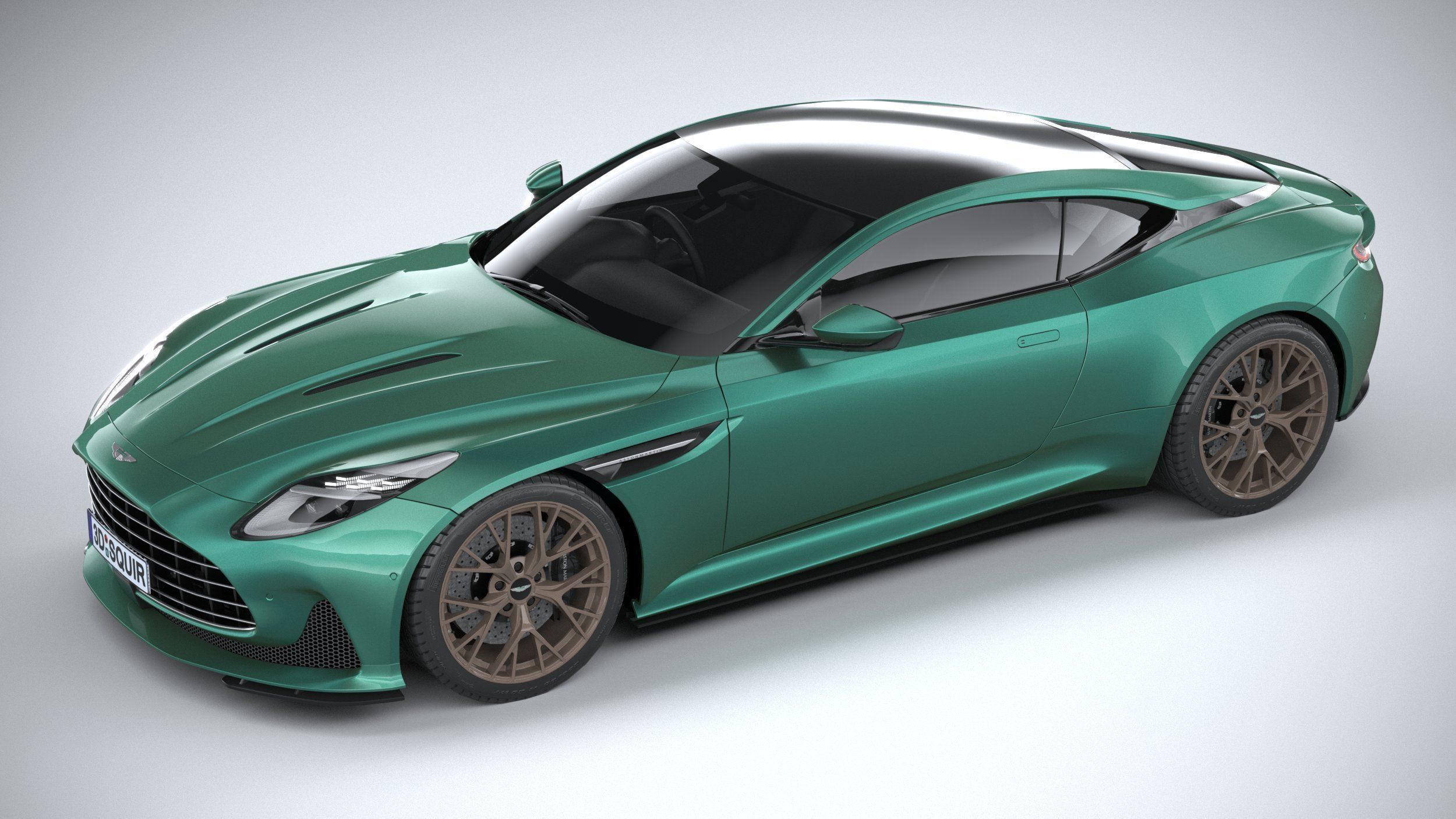 Aston Martin DB12 2024 LowPoly 3D model_7