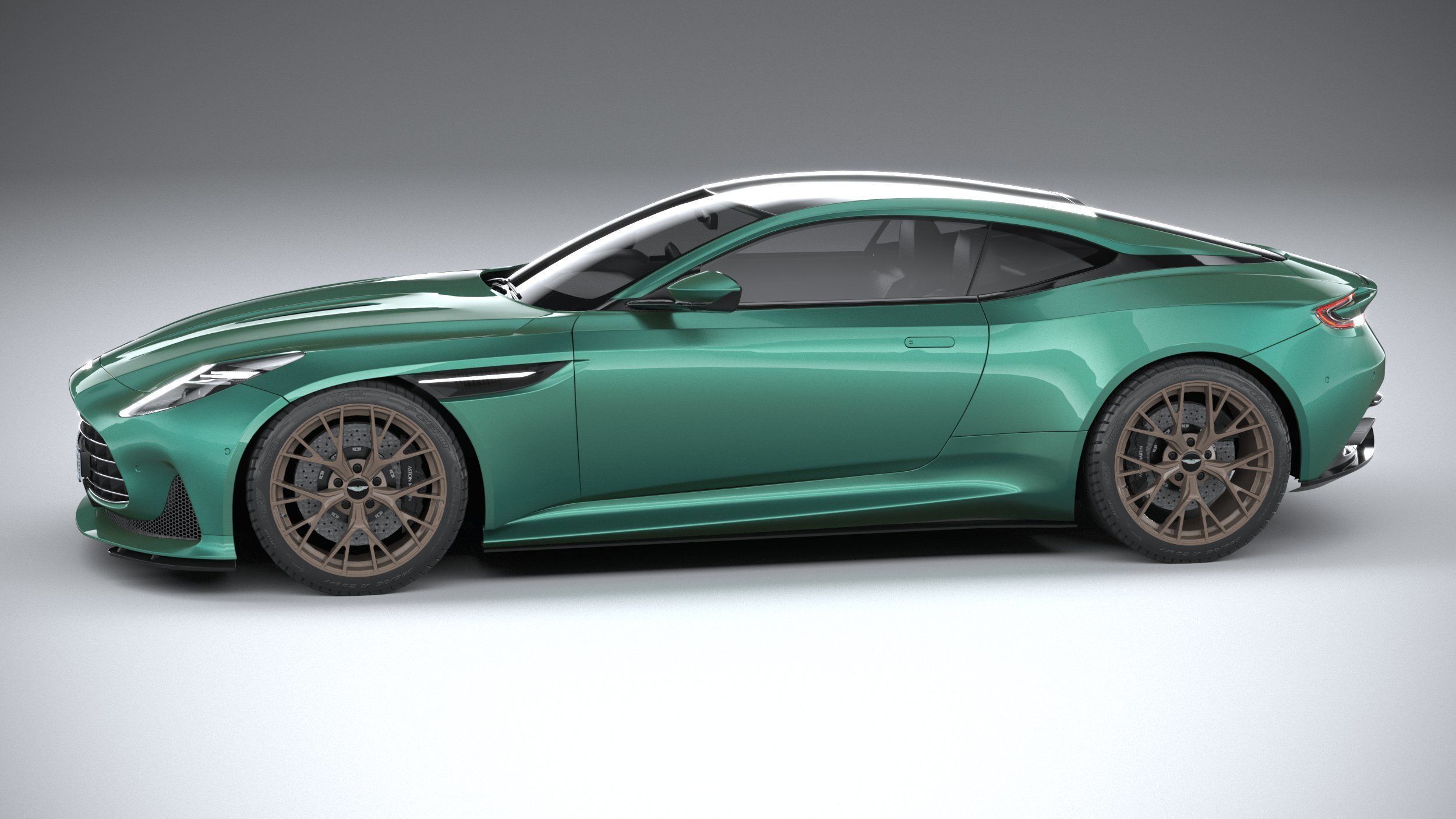 Aston Martin DB12 2024 LowPoly 3D model_8
