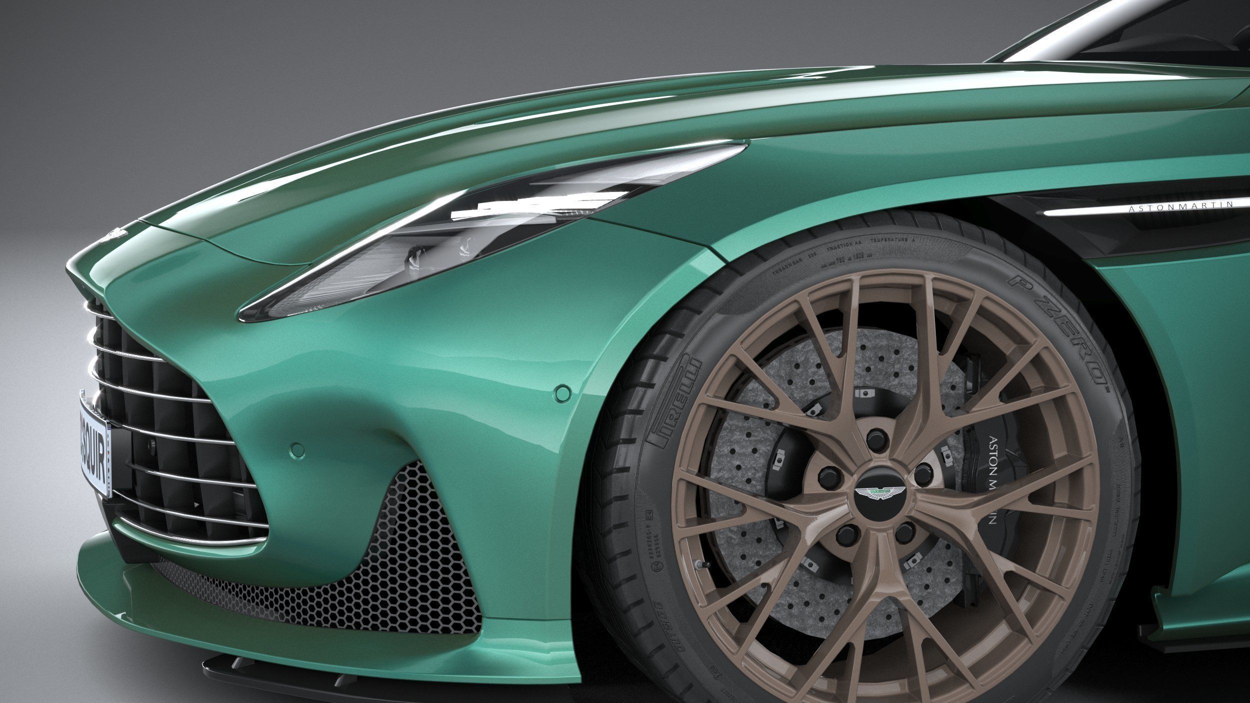 Aston Martin DB12 2024 LowPoly 3D model_3