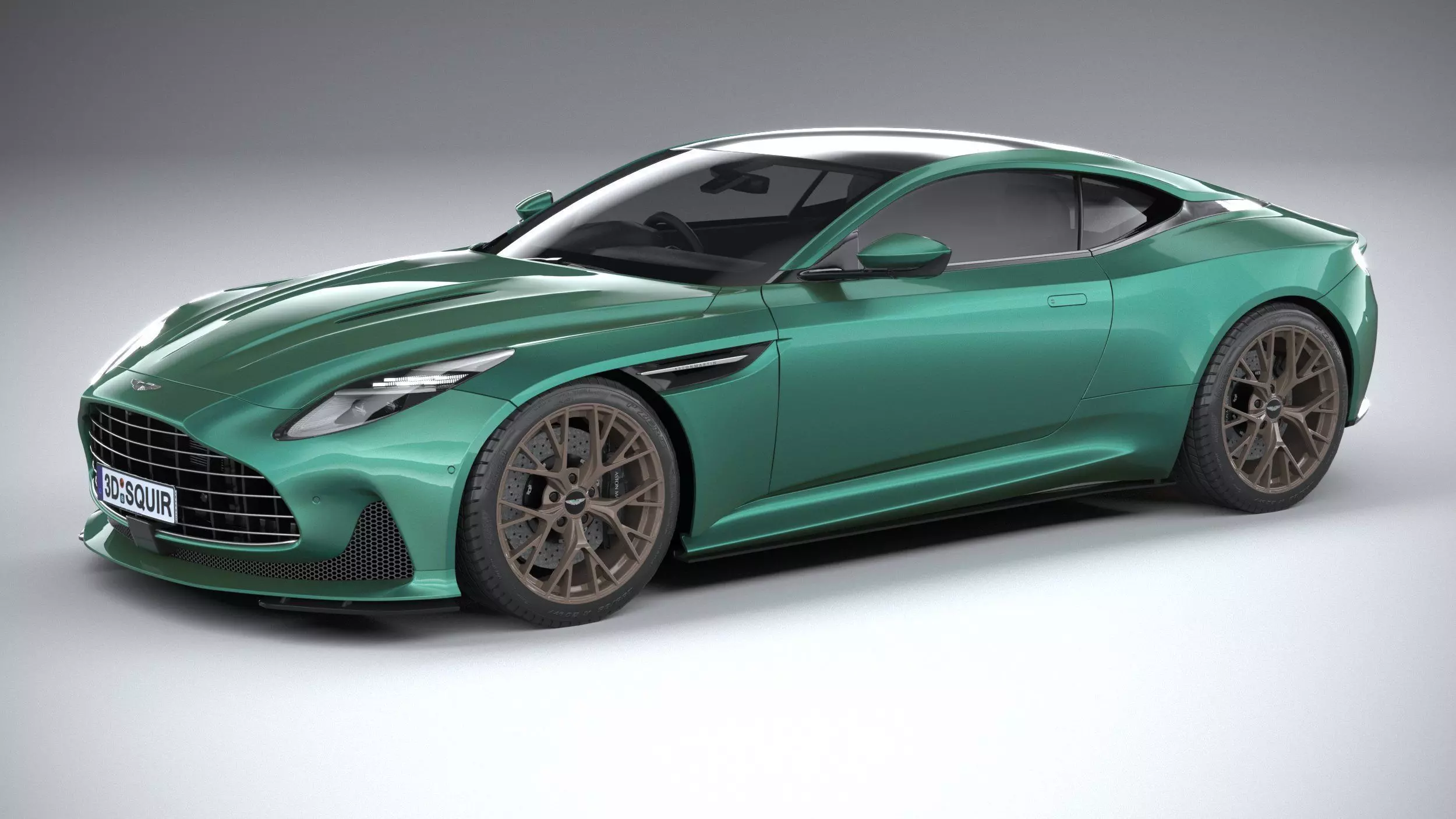 Aston Martin DB12 2024 LowPoly 3D model_0