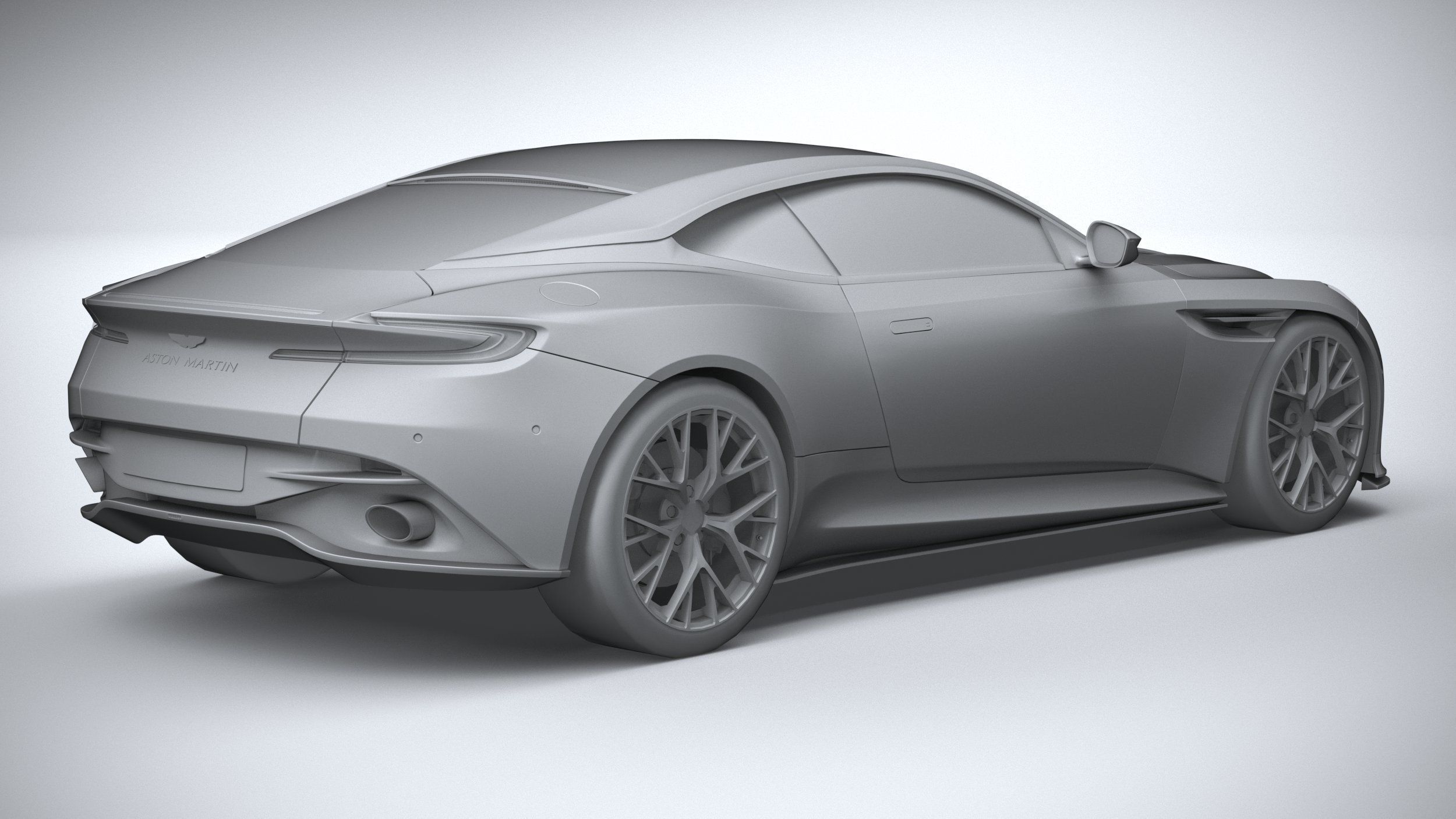 Aston Martin DB12 2024 LowPoly 3D model_25