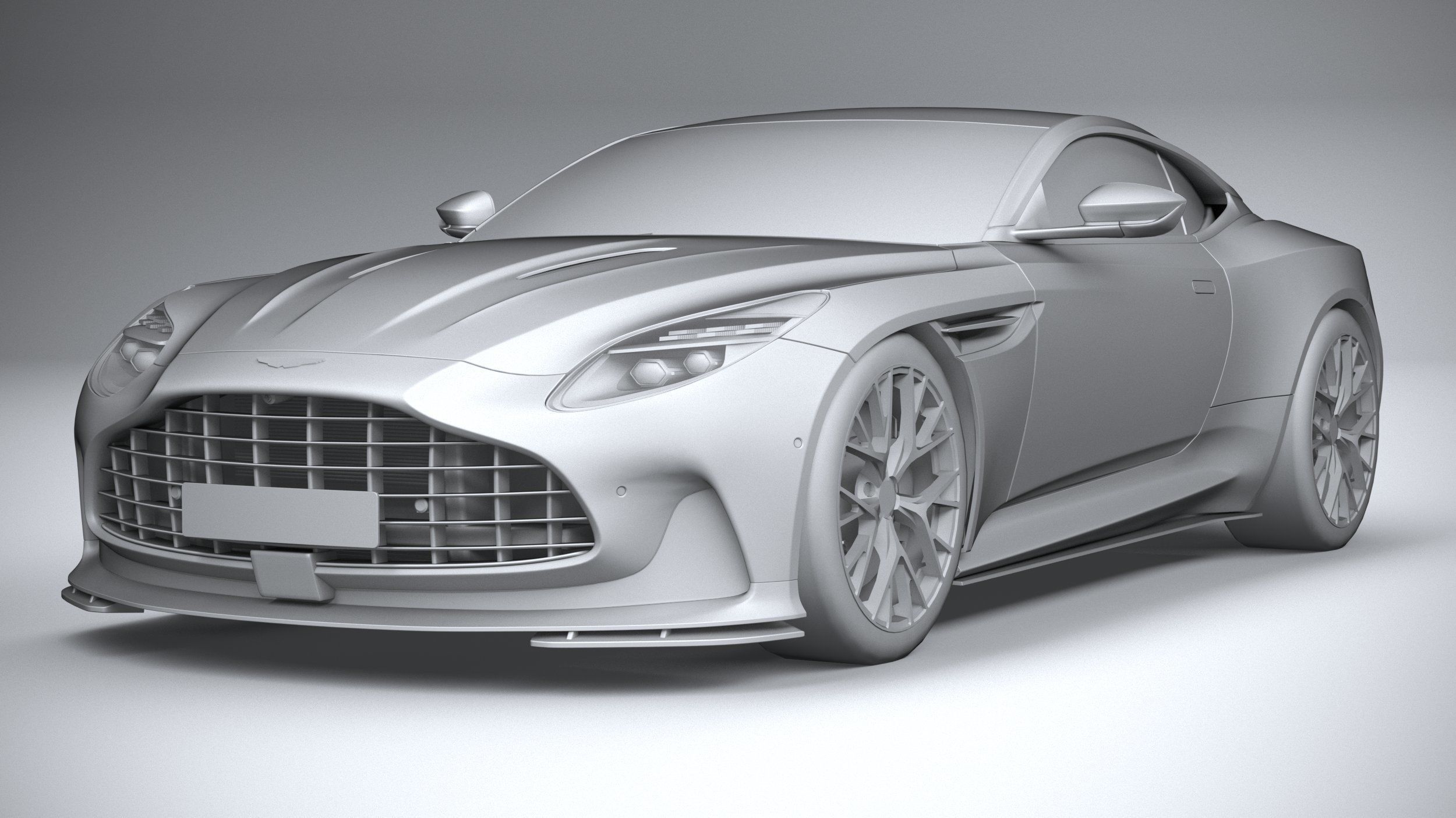 Aston Martin DB12 2024 LowPoly 3D model_20