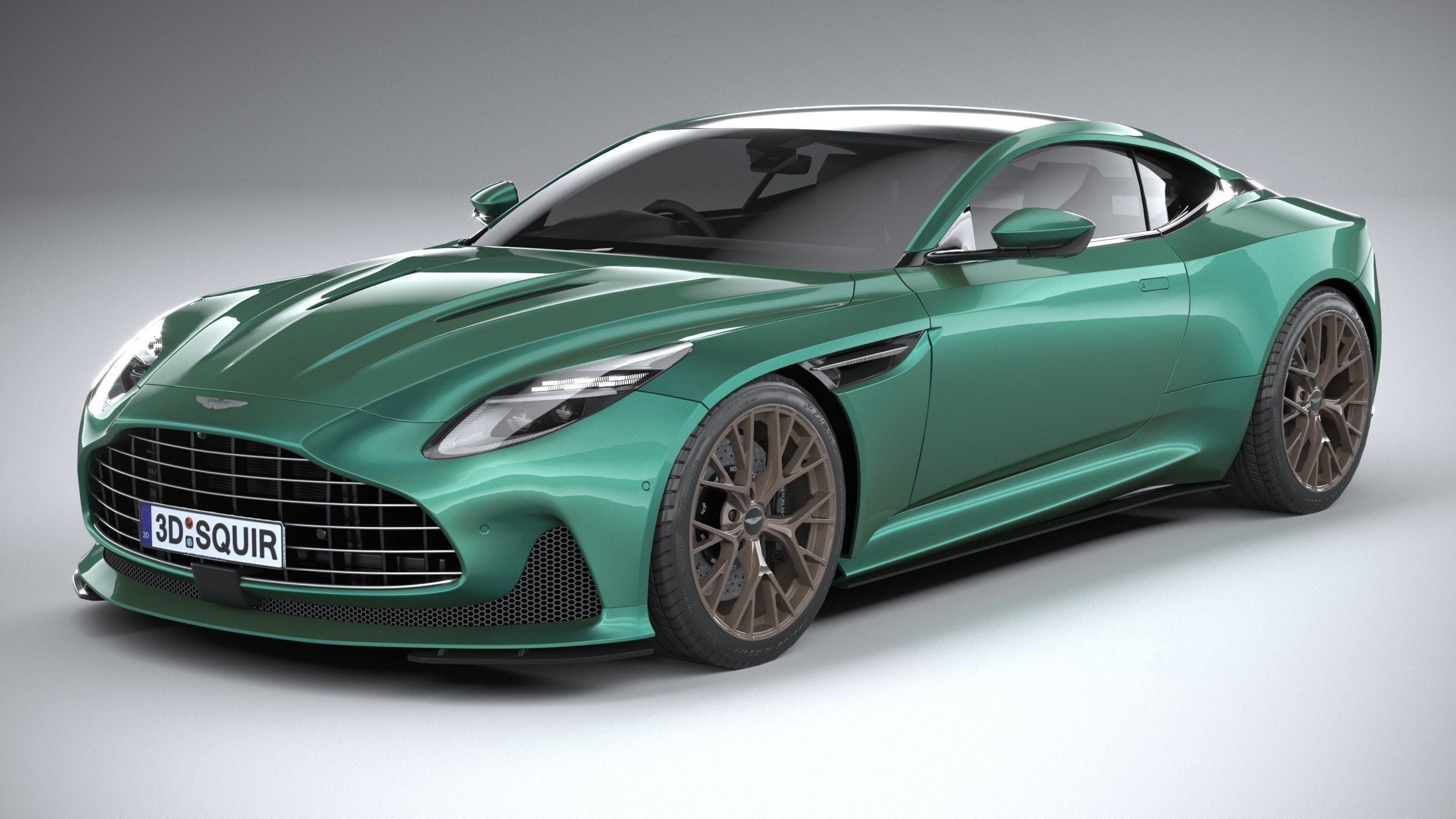 Aston Martin DB12 2024 LowPoly 3D model_1