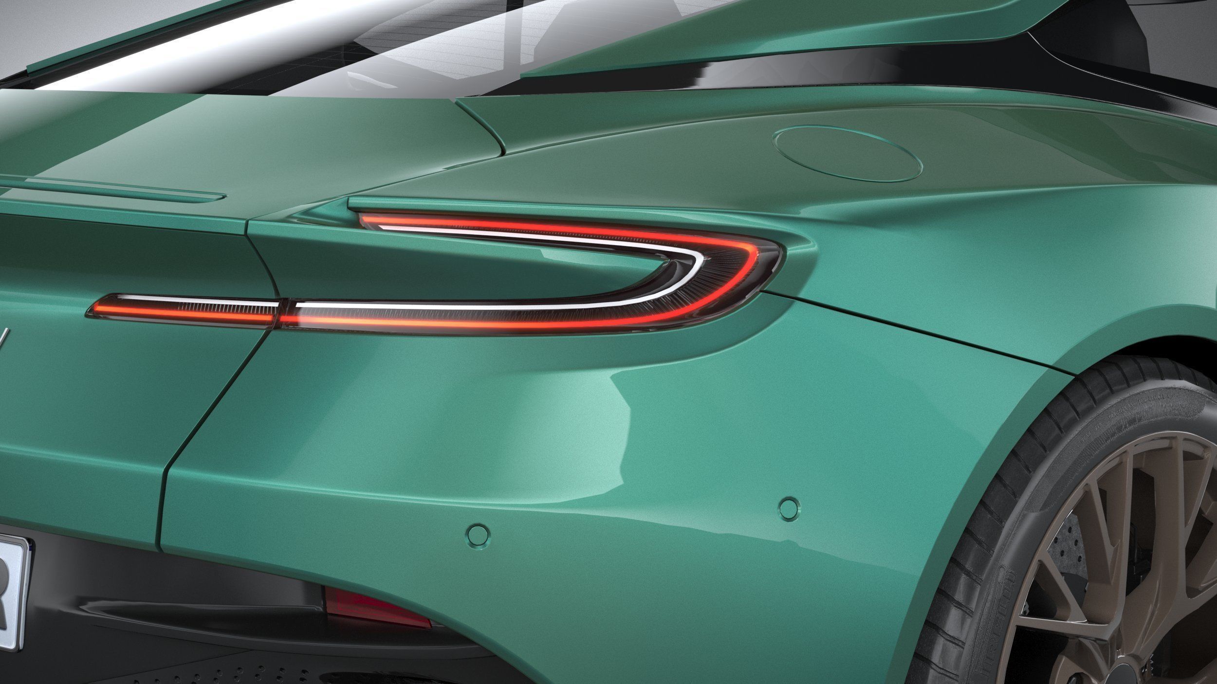 Aston Martin DB12 2024 LowPoly 3D model_18