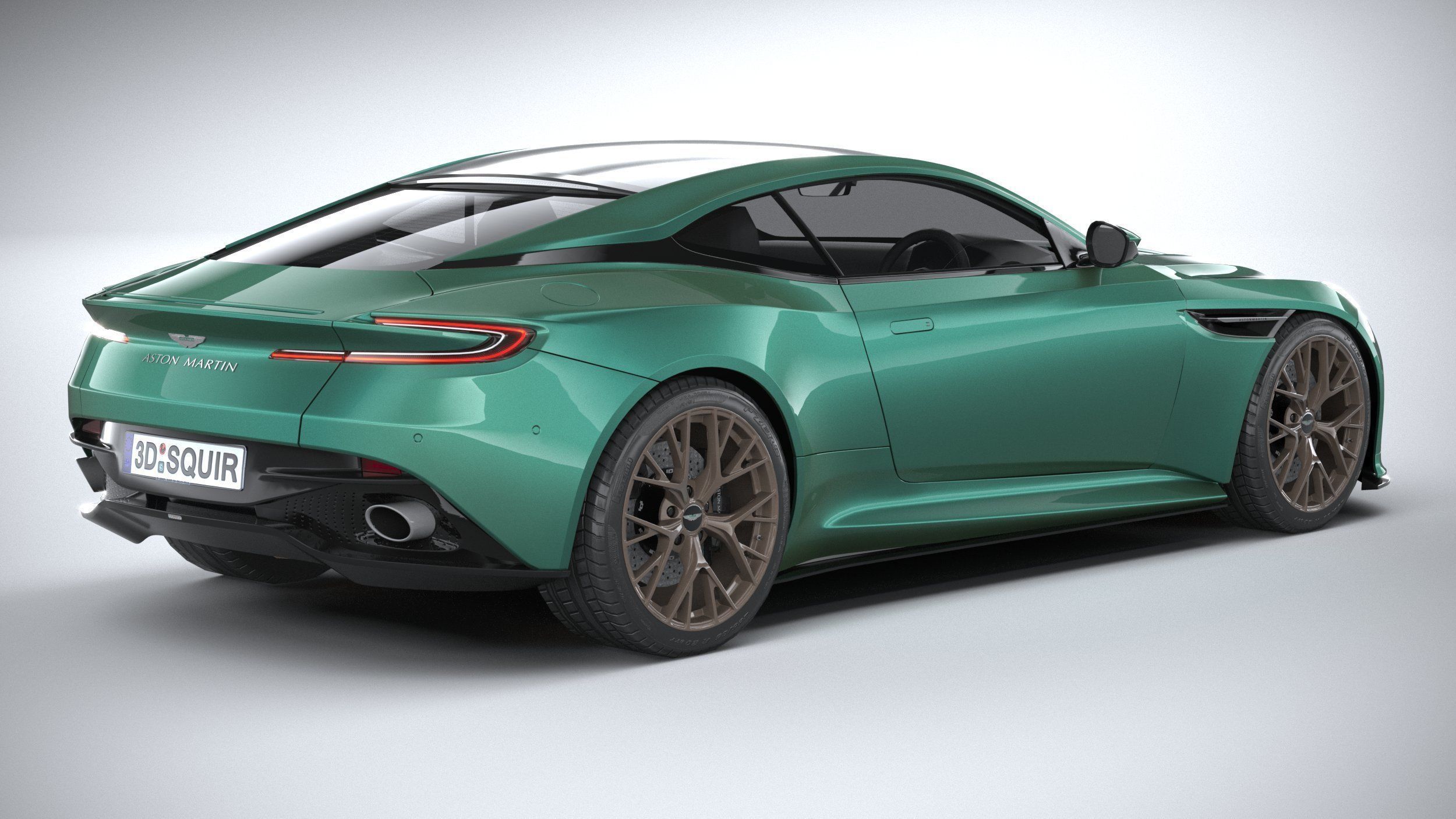 Aston Martin DB12 2024 LowPoly 3D model_17