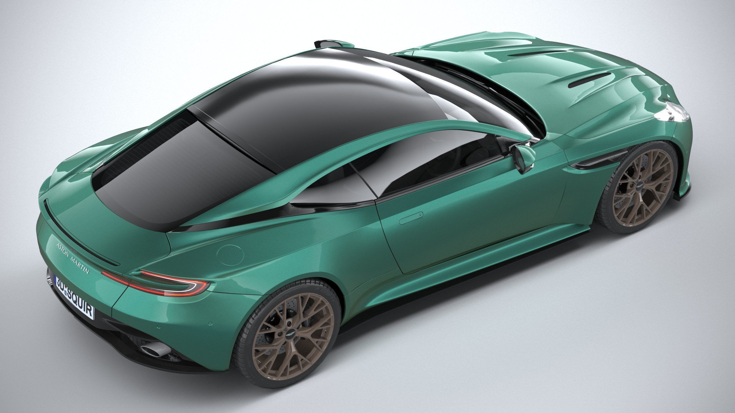 Aston Martin DB12 2024 LowPoly 3D model_10