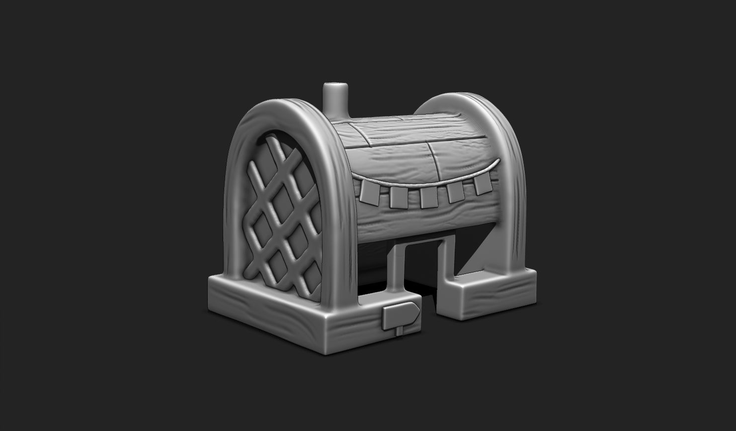 Krusty Krab Fish House - Aquarium - 3D STL File for 3D Printing 3D print model_3