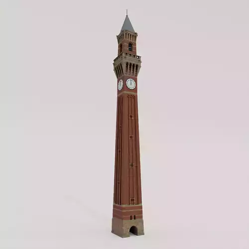 Joseph Chamberlain Memorial Clock Tower 3D model