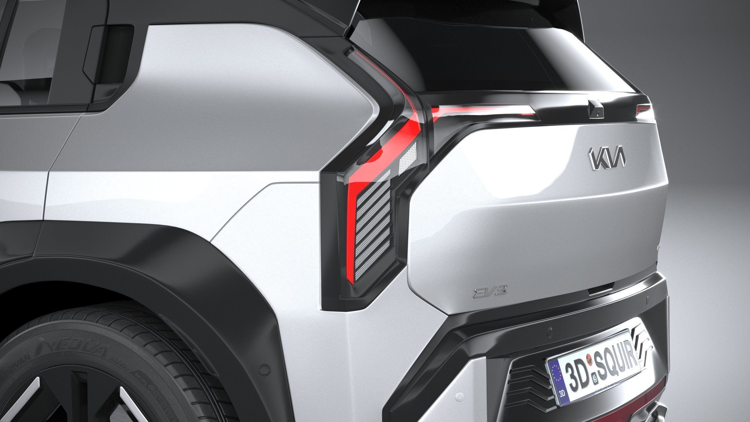 KIA EV3 GT-line 2025 3D model_6