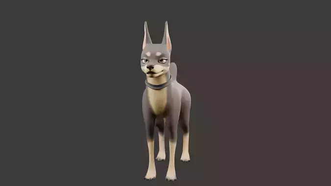 dog 3d model