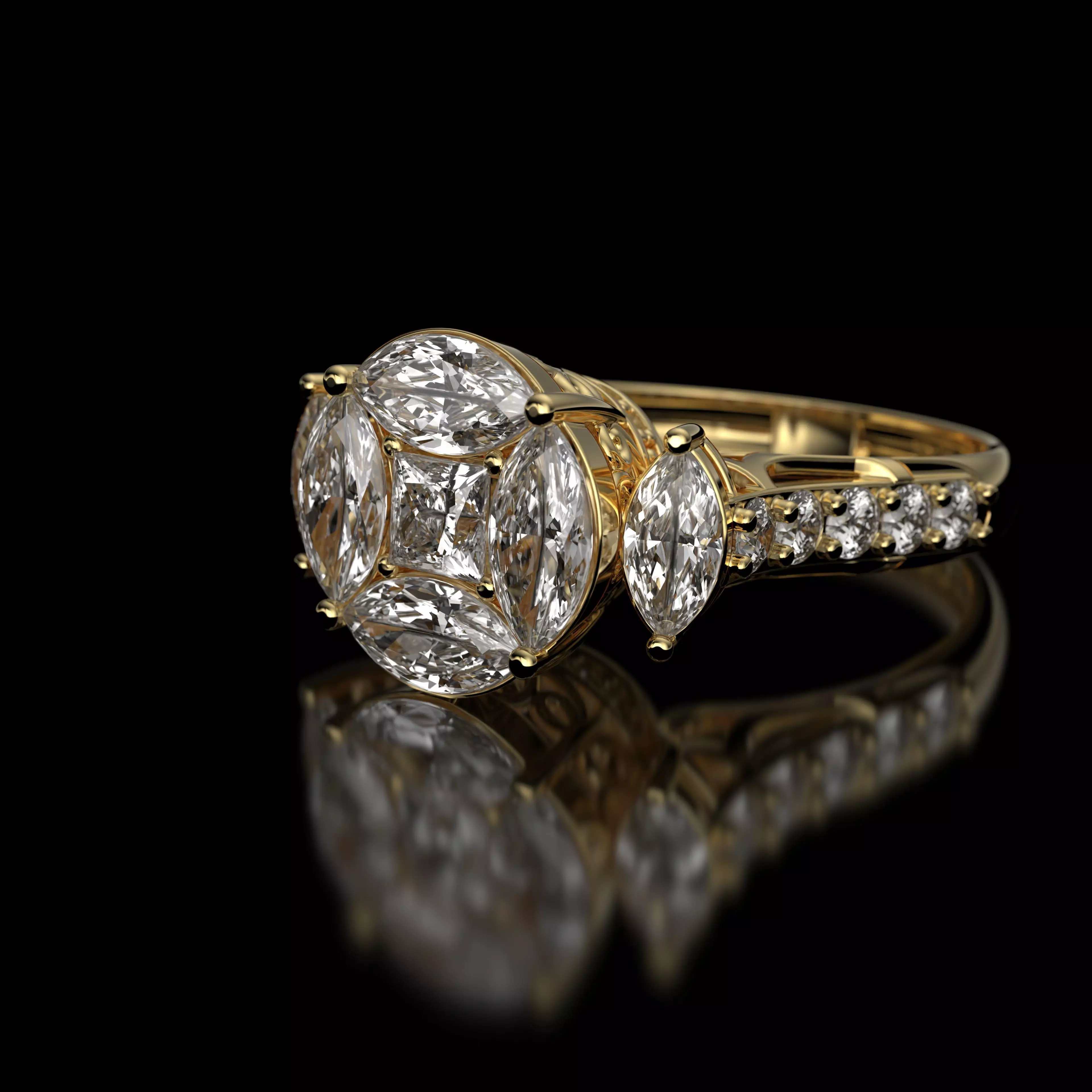 FASHION RING  3D print model_0