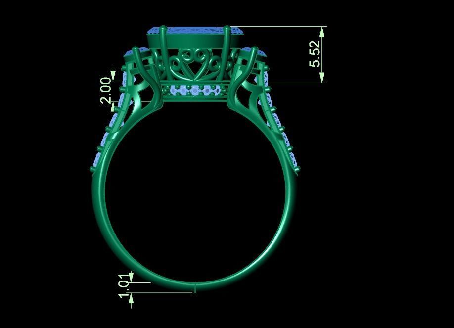FASHION RING  3D print model_7