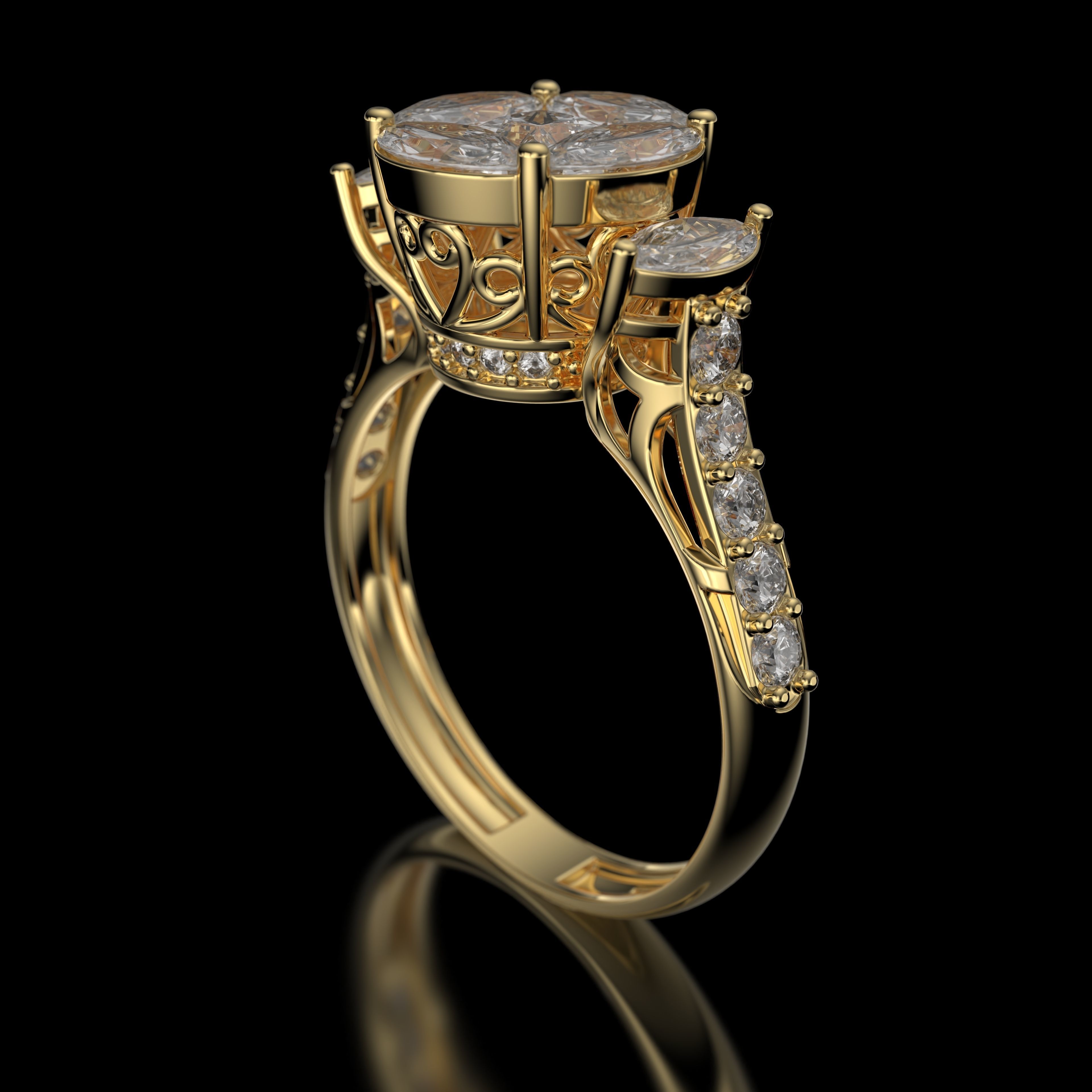FASHION RING  3D print model_2