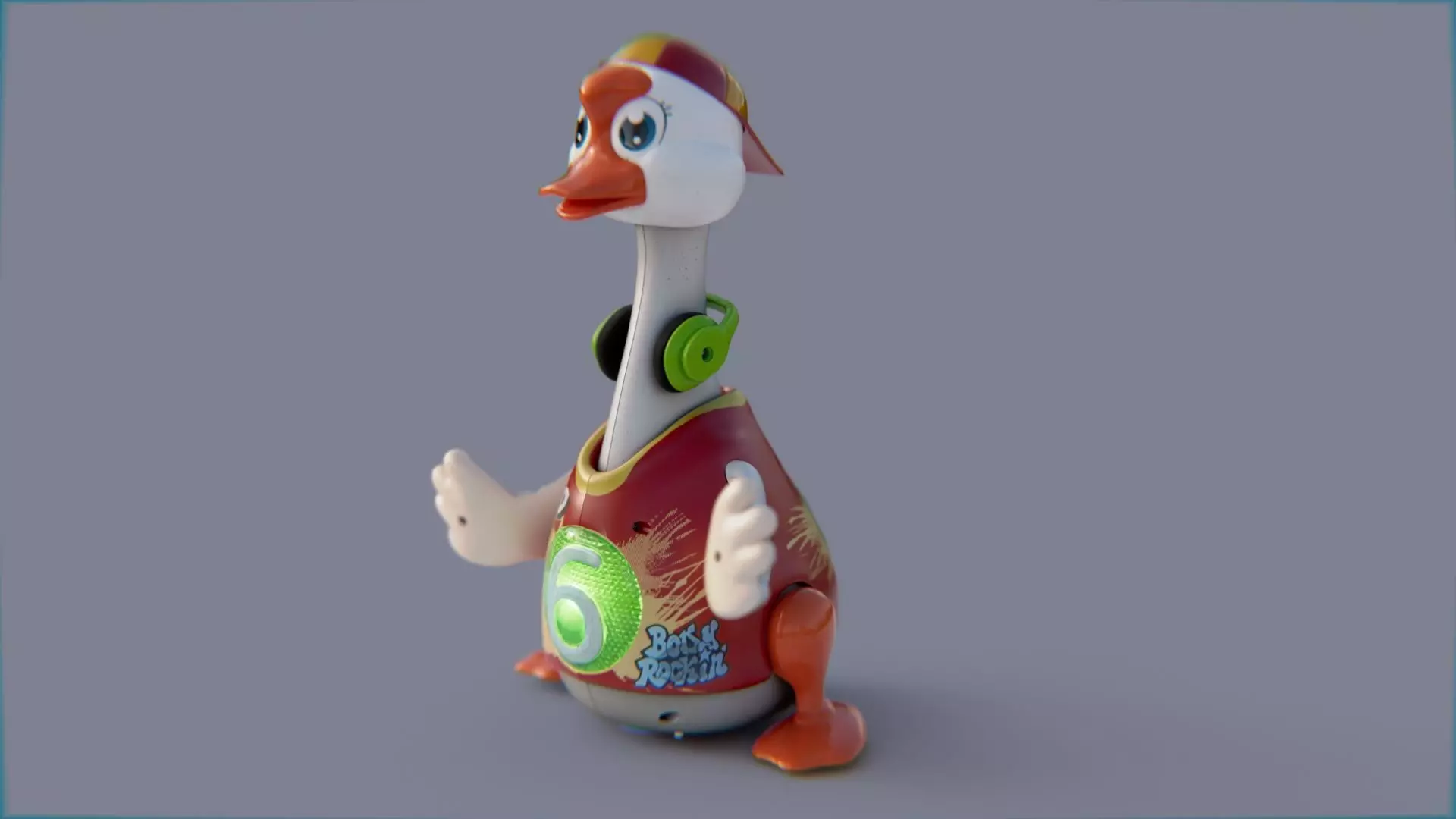 A dancing goose 3D model_0