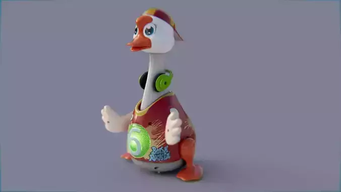 A dancing goose