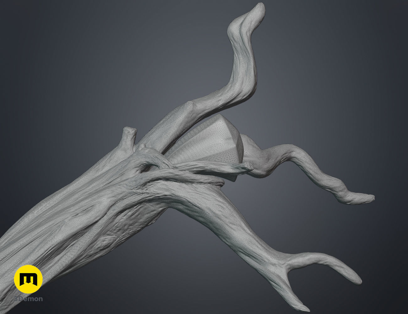 Radagast The Brown Staff - The Hobbit 3D print model_16