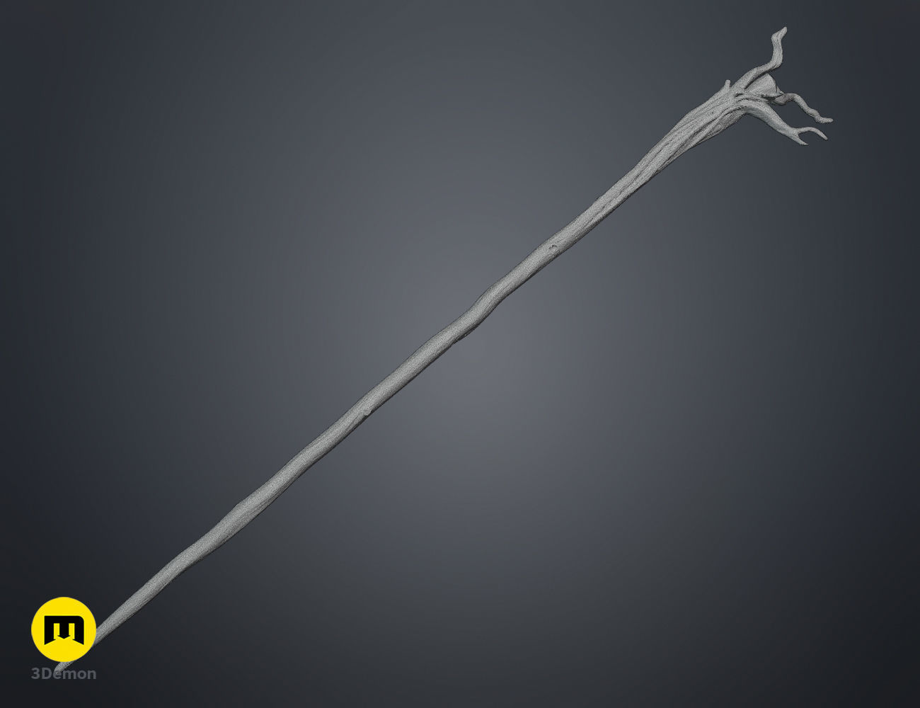 Radagast The Brown Staff - The Hobbit 3D print model_15