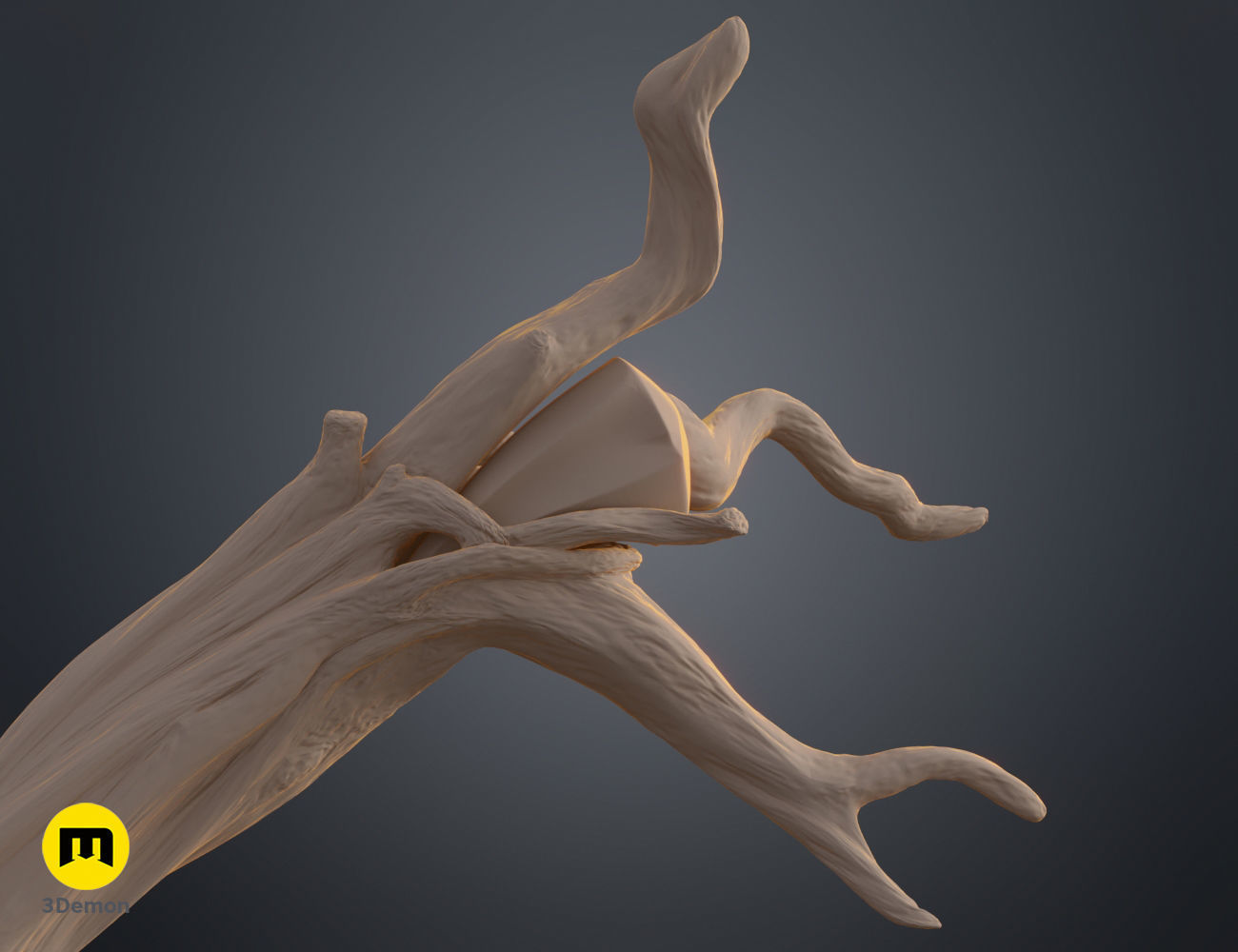 Radagast The Brown Staff - The Hobbit 3D print model_12