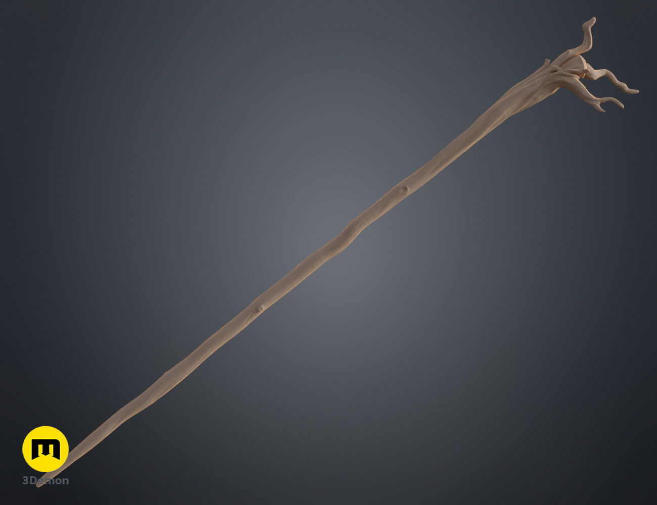 Radagast The Brown Staff - The Hobbit 3D print model_10