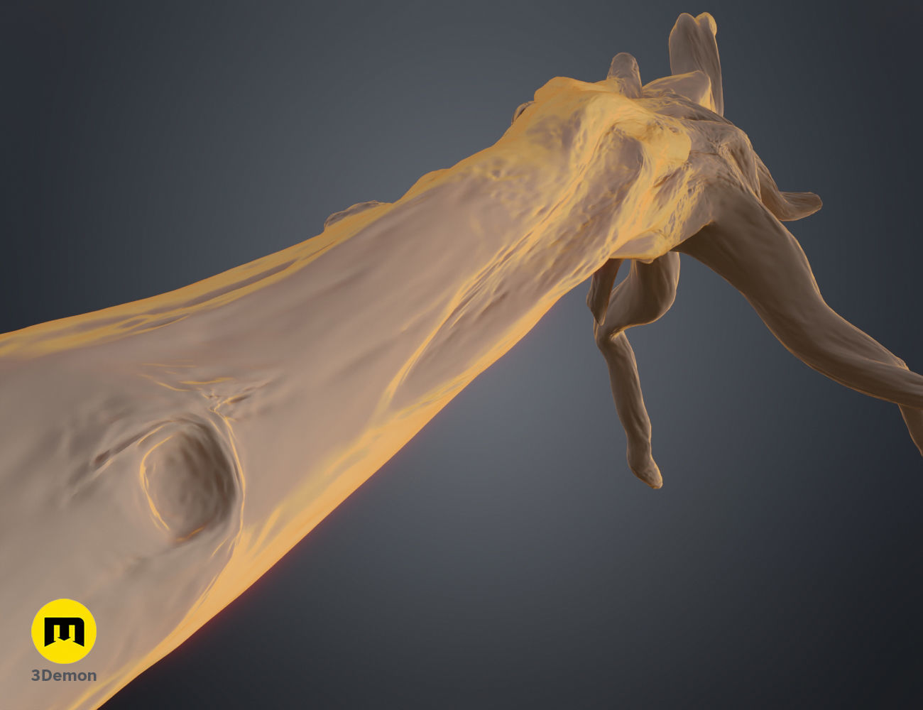 Radagast The Brown Staff - The Hobbit 3D print model_13