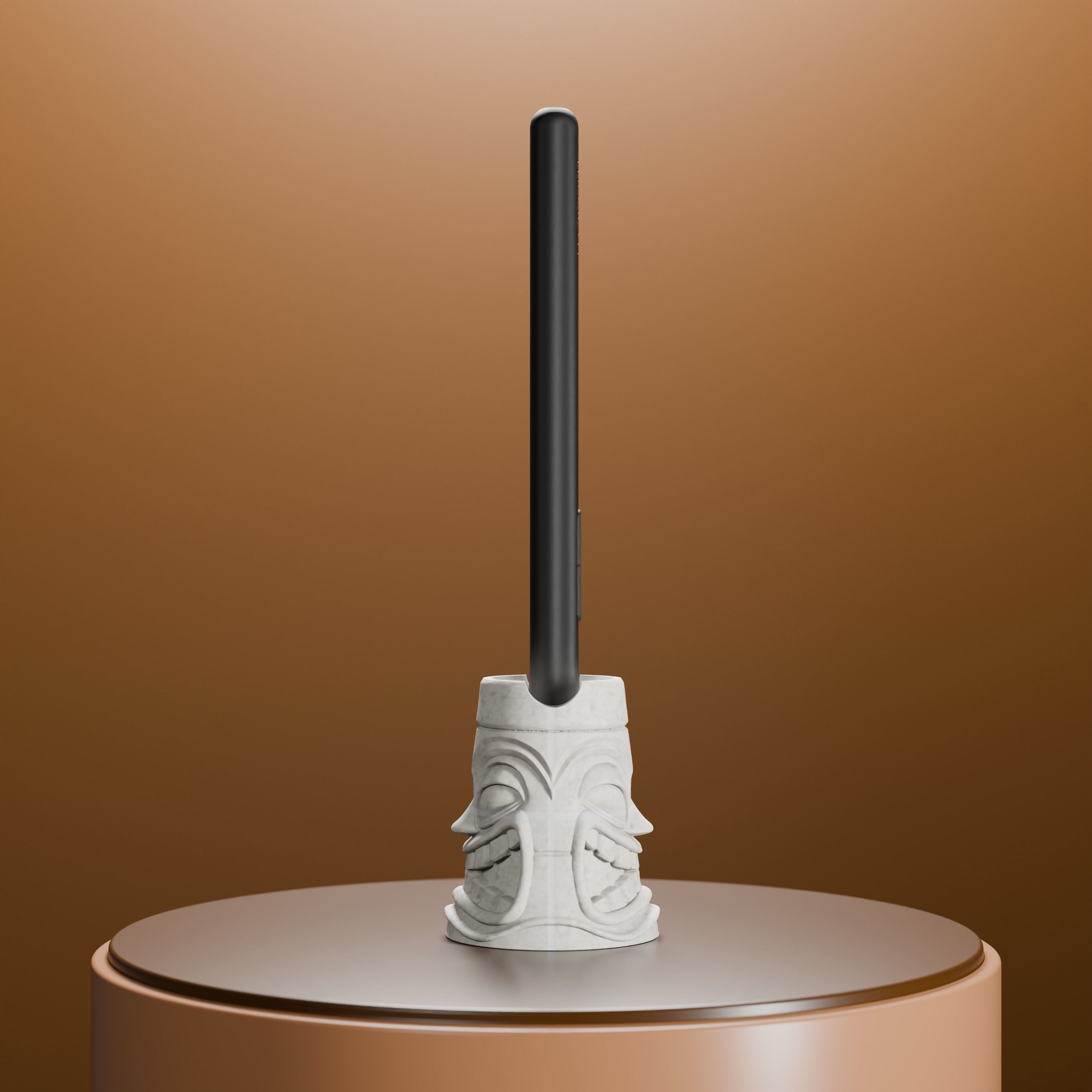 Tiki Wacom Pen Holder 3D print model_2