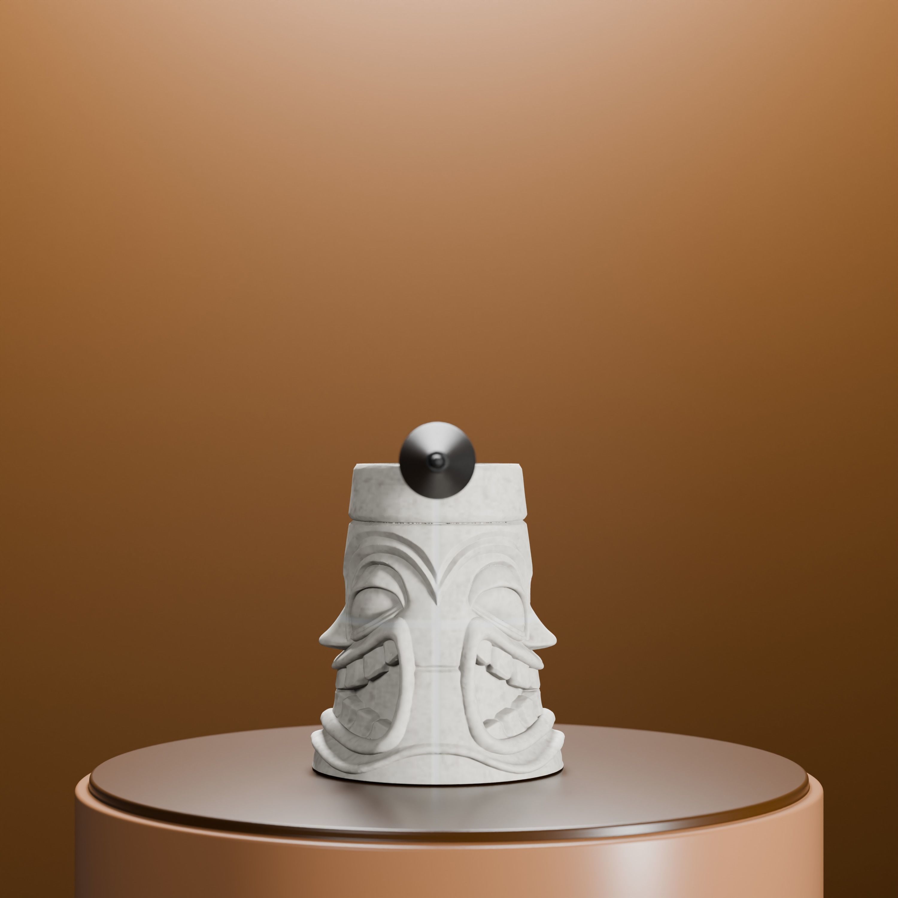 Tiki Wacom Pen Holder 3D print model_5