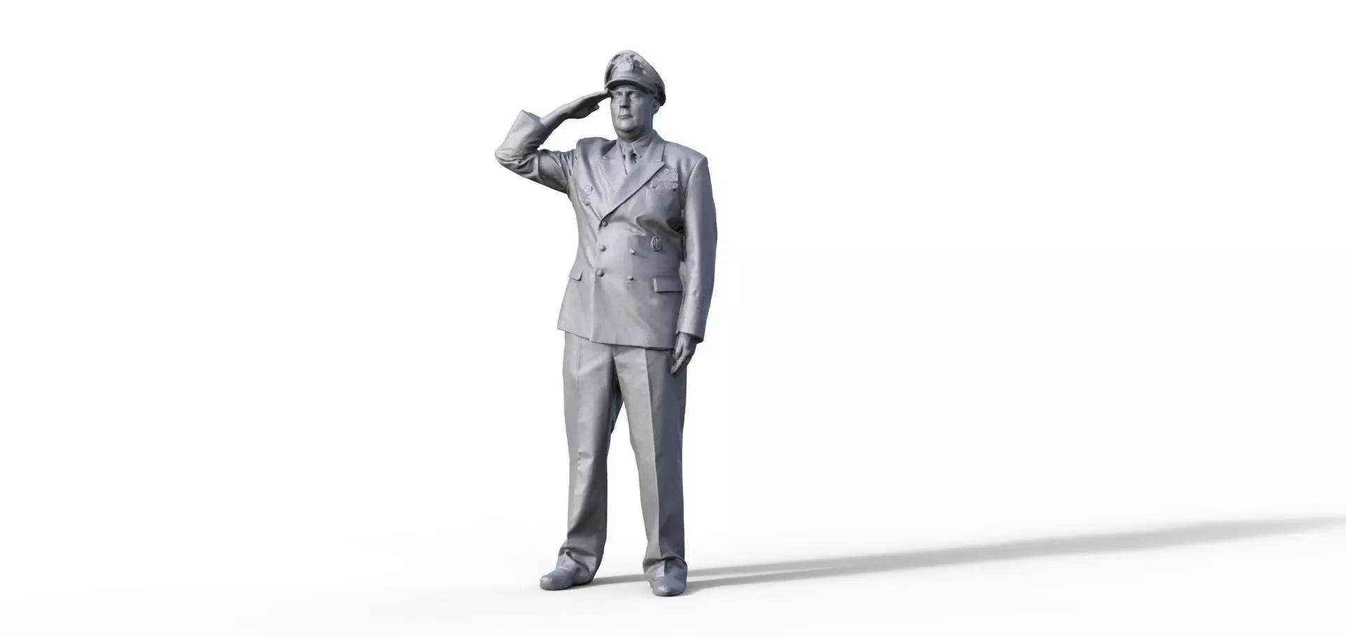 Figur captain Marine figure ship model 3D print model_0