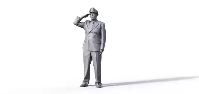 Figur captain Marine figure ship model