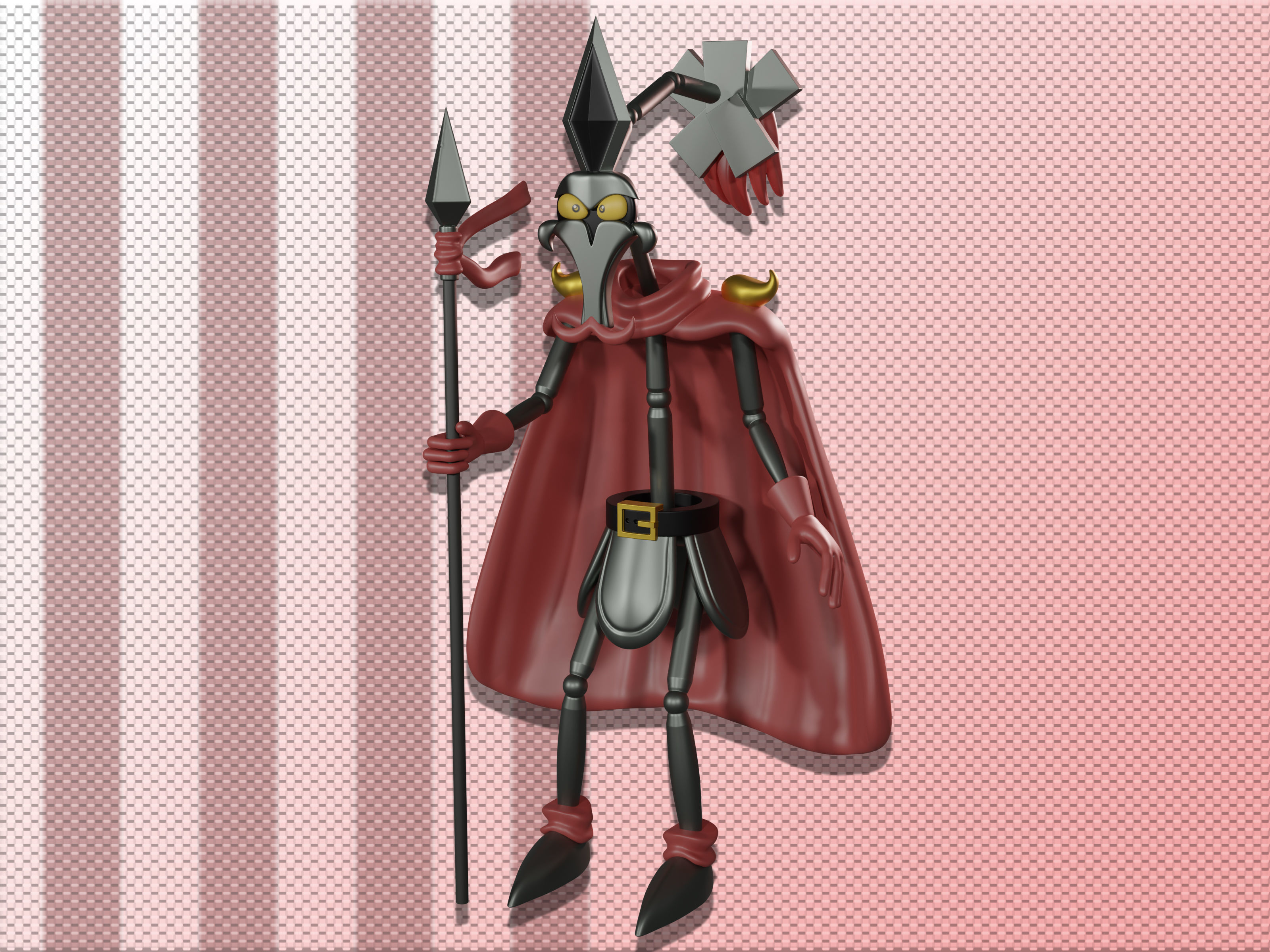 Super mario RPG character pack 3D print model_9