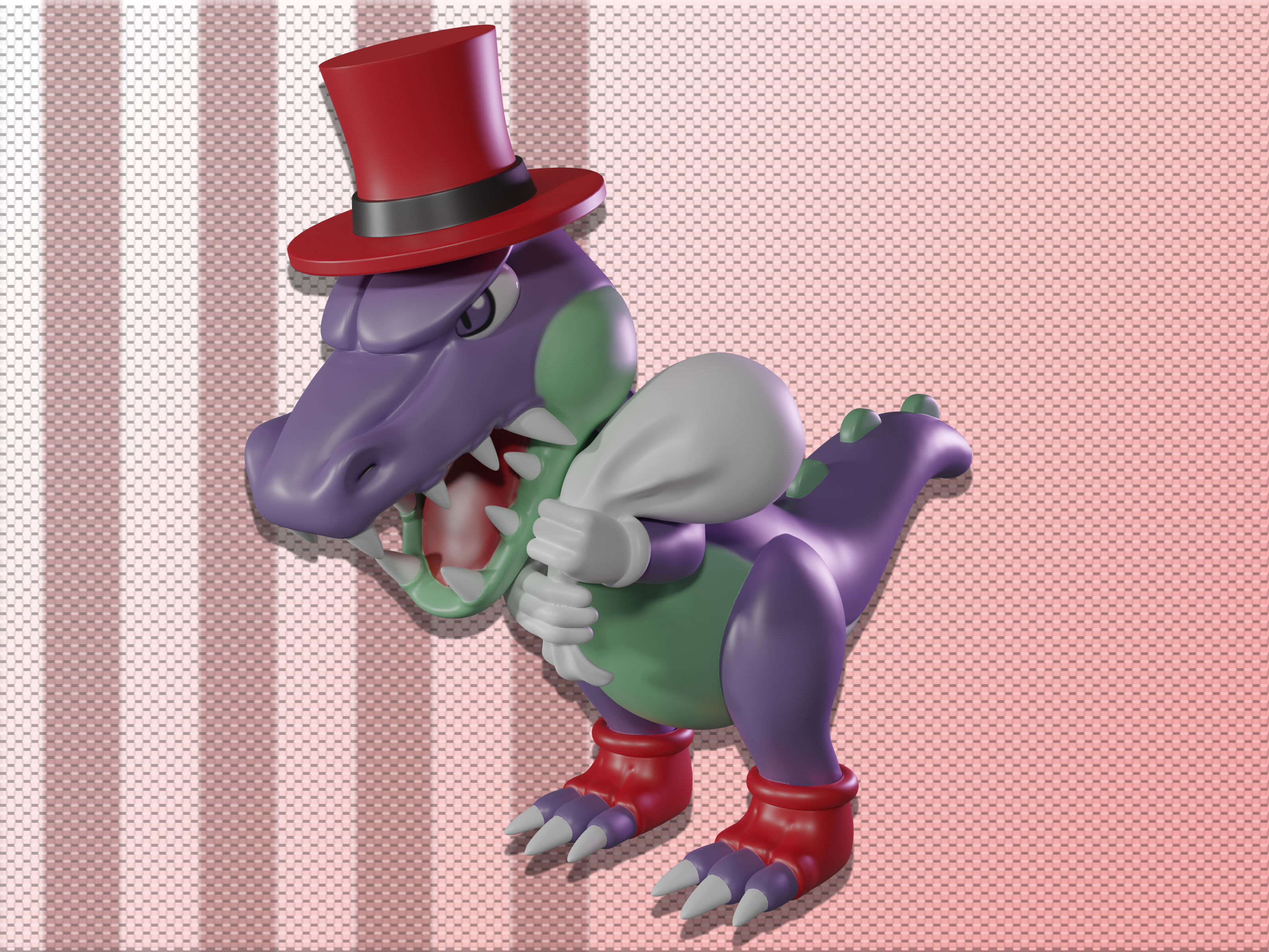 Super mario RPG character pack 3D print model_1