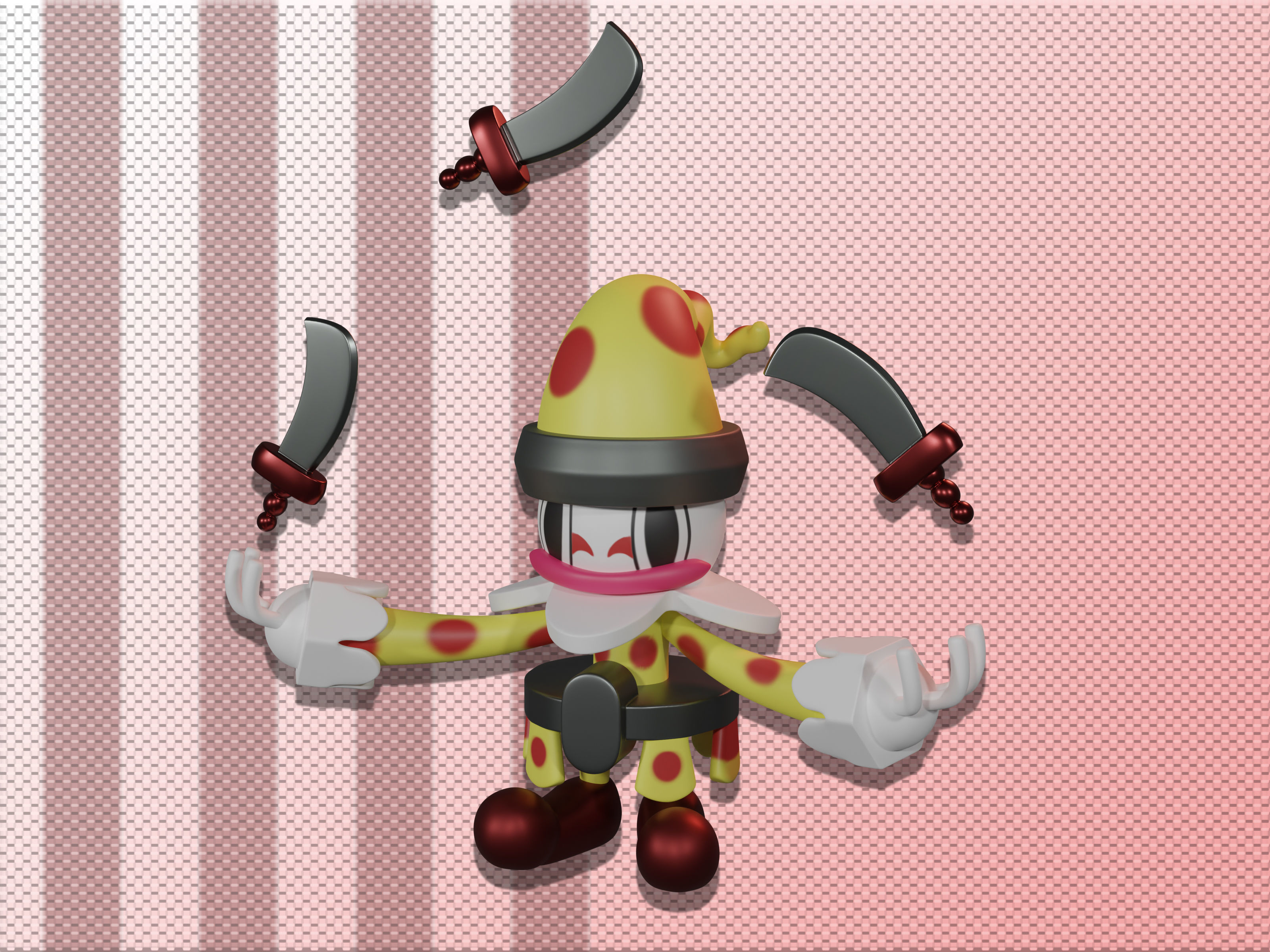 Super mario RPG character pack 3D print model_4