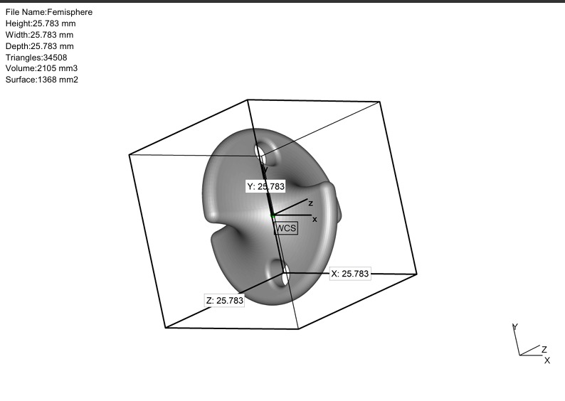 Femisphere Chain Link 3D print model_4