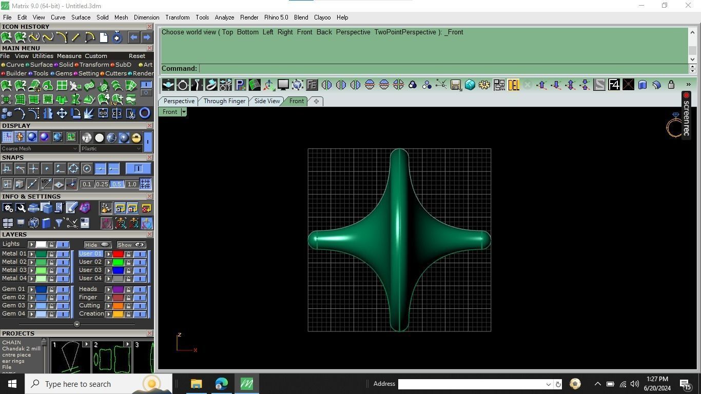 Femisphere Chain Link 3D print model_2