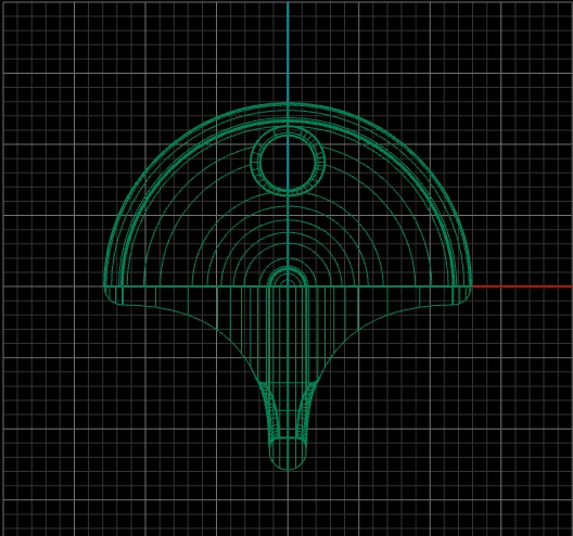 Femisphere Chain Link 3D print model_3