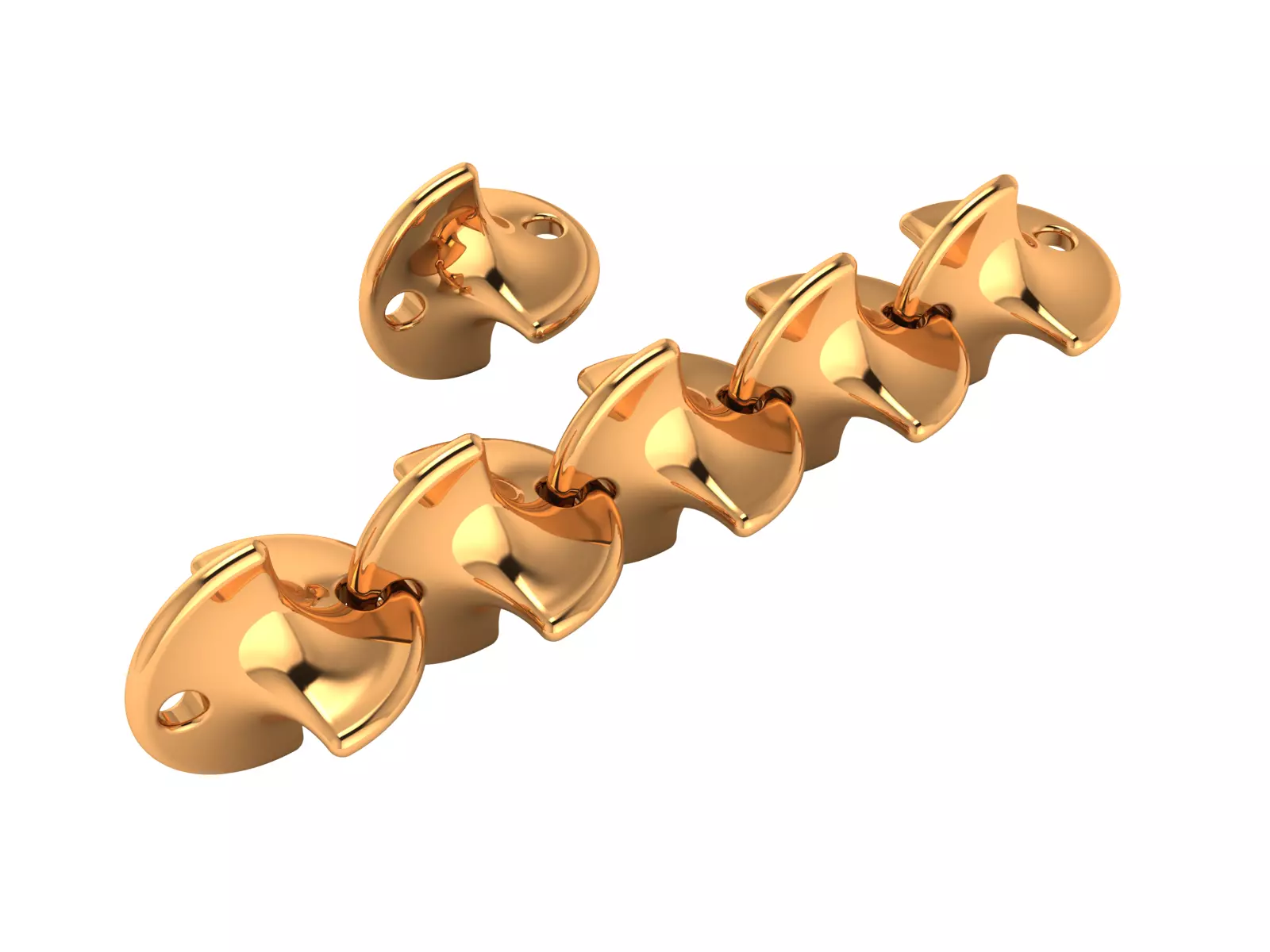 Femisphere Chain Link 3D print model_0