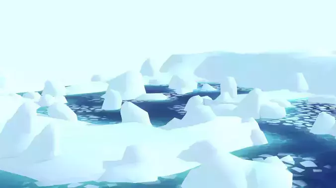 Iceberg - Hand Painted