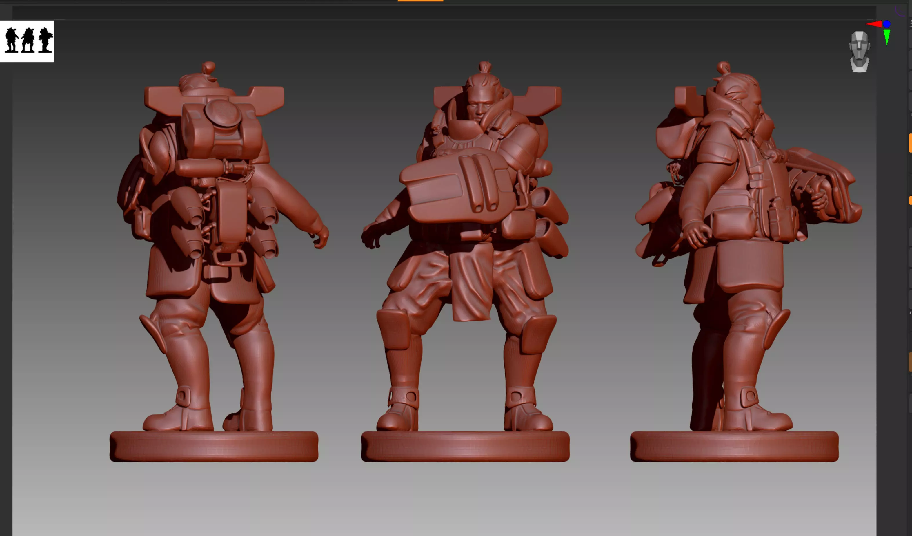 Apex Legends Gibraltar STL and OBJ 3D print model_0