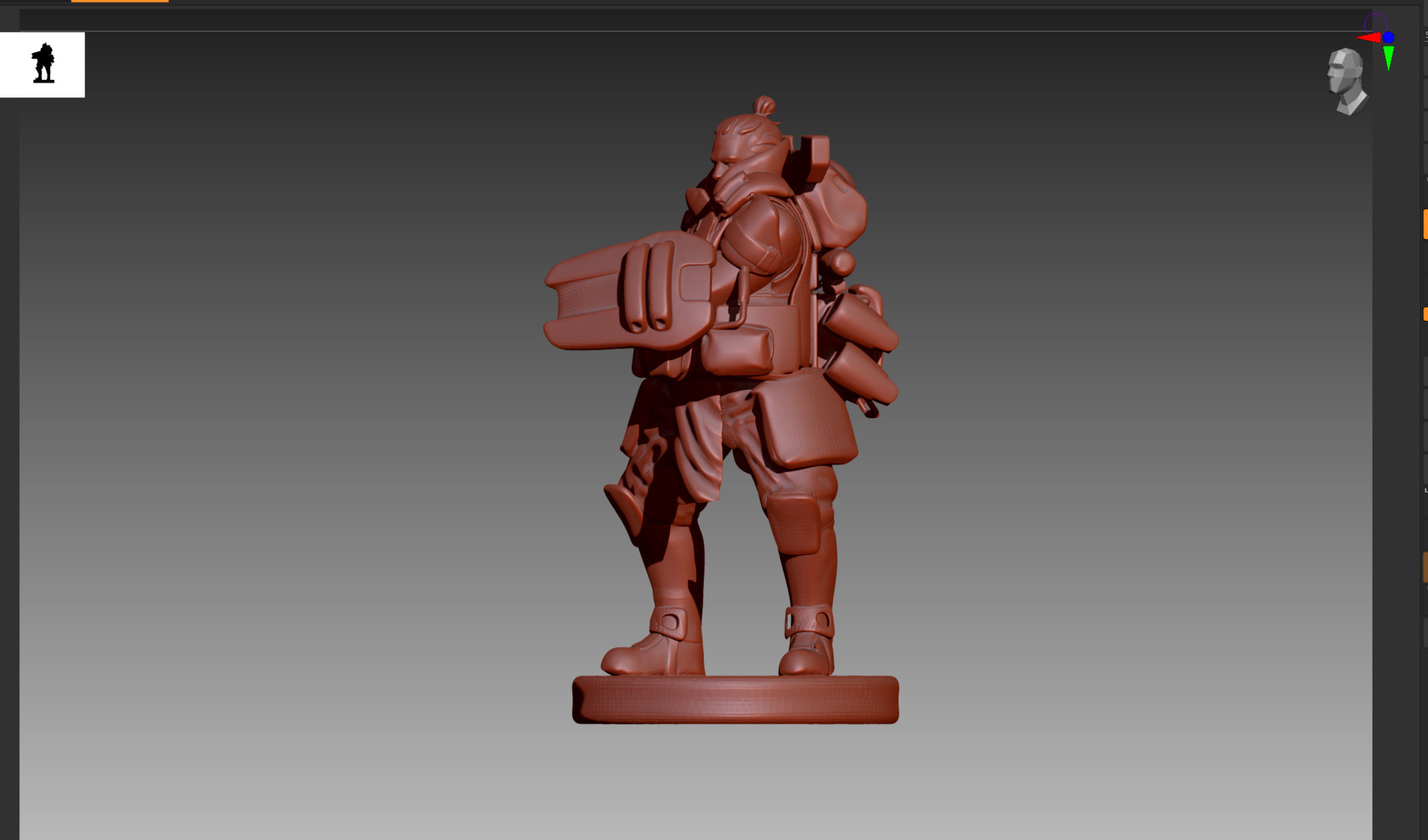 Apex Legends Gibraltar STL and OBJ 3D print model_2