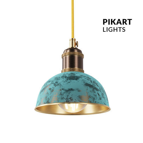Small brass pendant light SKU 3292 Free 3D model