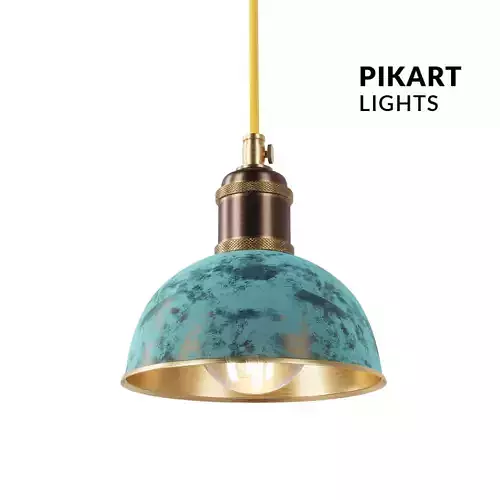 Small brass pendant light SKU 3292