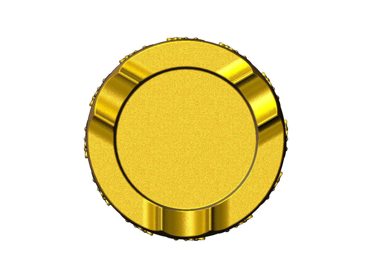 Hello kitty carved ashtray bowl  3D print model_3