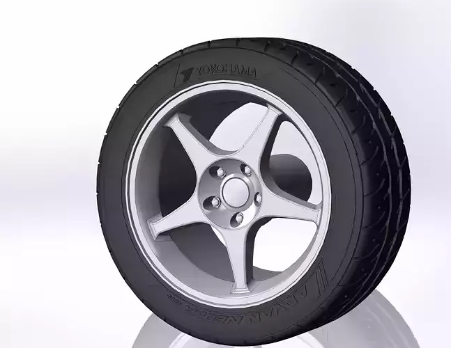 Wheel for scale model of SVT Cobra R 2000