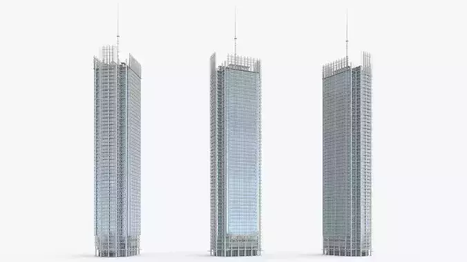 Skyscrapers Collection 3D Model Pack 7