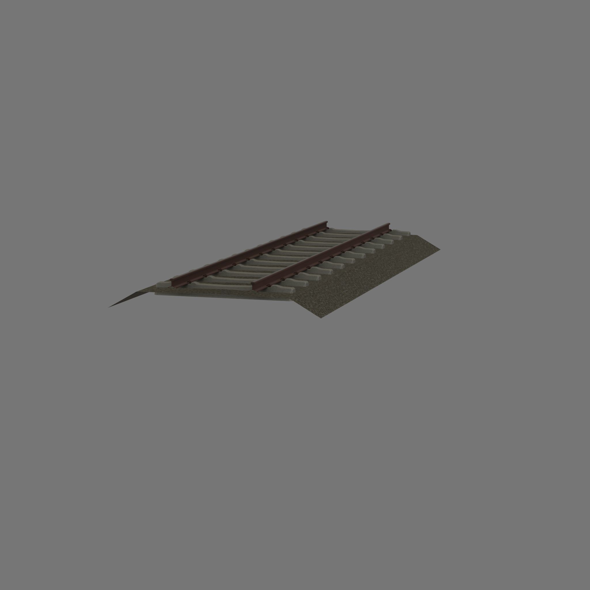 Railroad Parts - Low-Poly and Curve-Based Low-poly 3D model_72