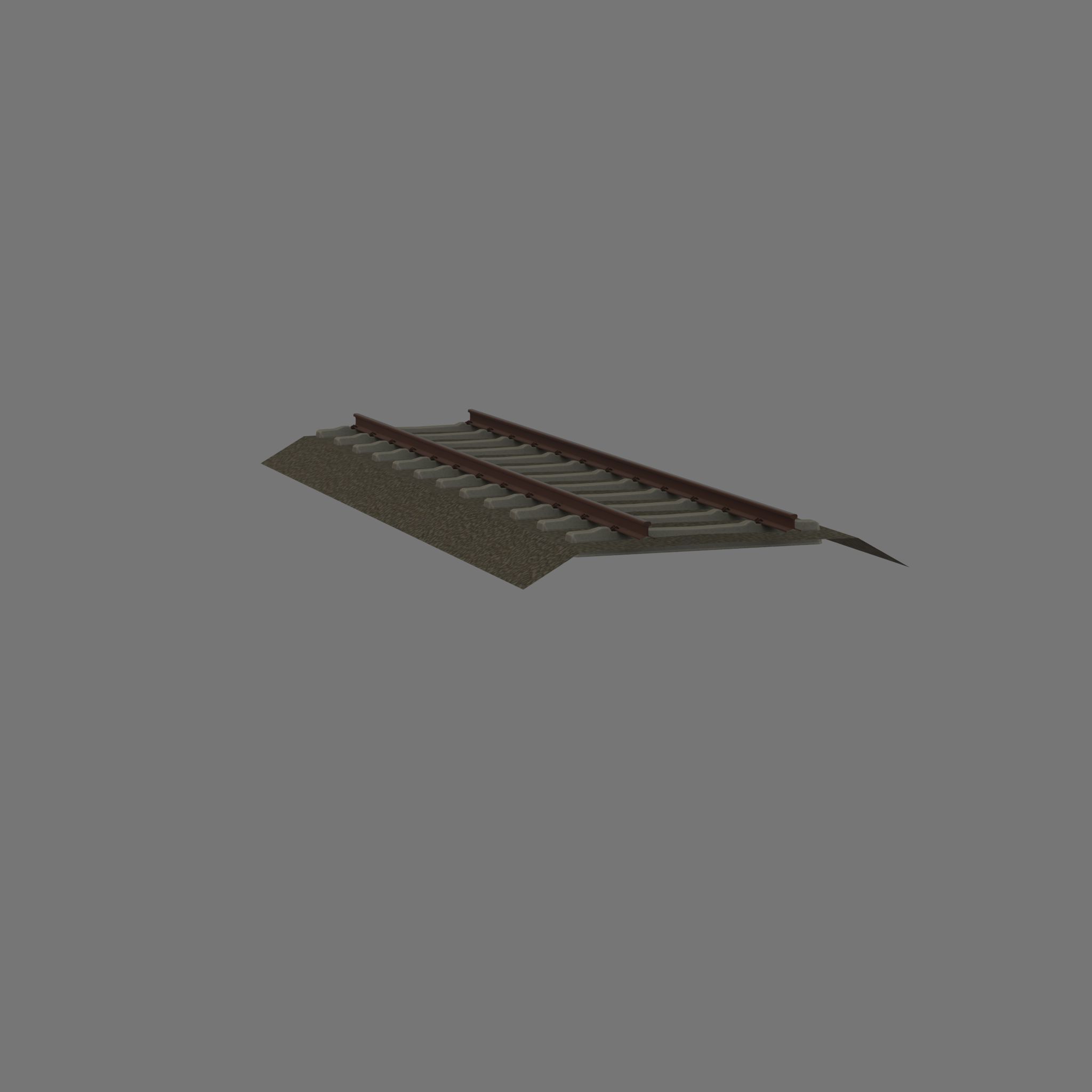 Railroad Parts - Low-Poly and Curve-Based Low-poly 3D model_71