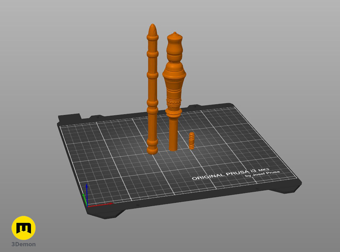 Tamotsu Iwamoto wand 3D print model_2